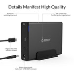 Custodia ORICO 7688C3 per HDD 3,5" USB-C 8TB