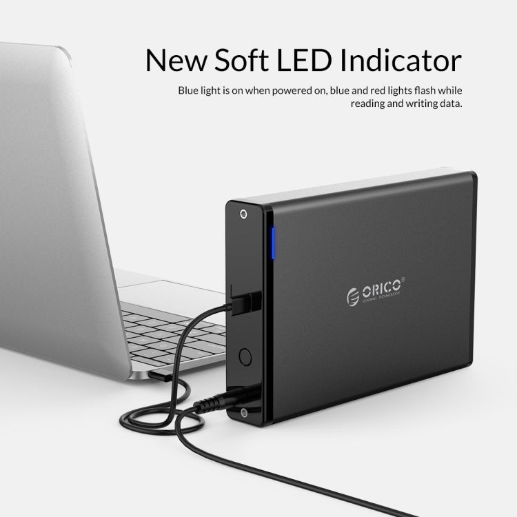 Custodia ORICO 7688C3 per HDD 3,5" USB-C 8TB