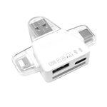 Lettore schede 7 in 1 USB, Tipo C, 8 pin, TF e SD
