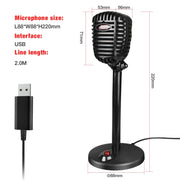 Microfono per videoconferenza con dispositivo di chat vocale USB senza unità ruotabile a 360 gradi, lunghezza cavo: 2,2 m
