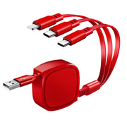 Cavo di ricarica retrattile 3 in 1 USB-C