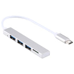 Adattatore HUB USB 3.0 a USB-C Tipo-C 4 porte 5 Gbps