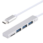 Adattatore HUB USB 3.0 a USB-C Tipo-C 4 porte 5 Gbps