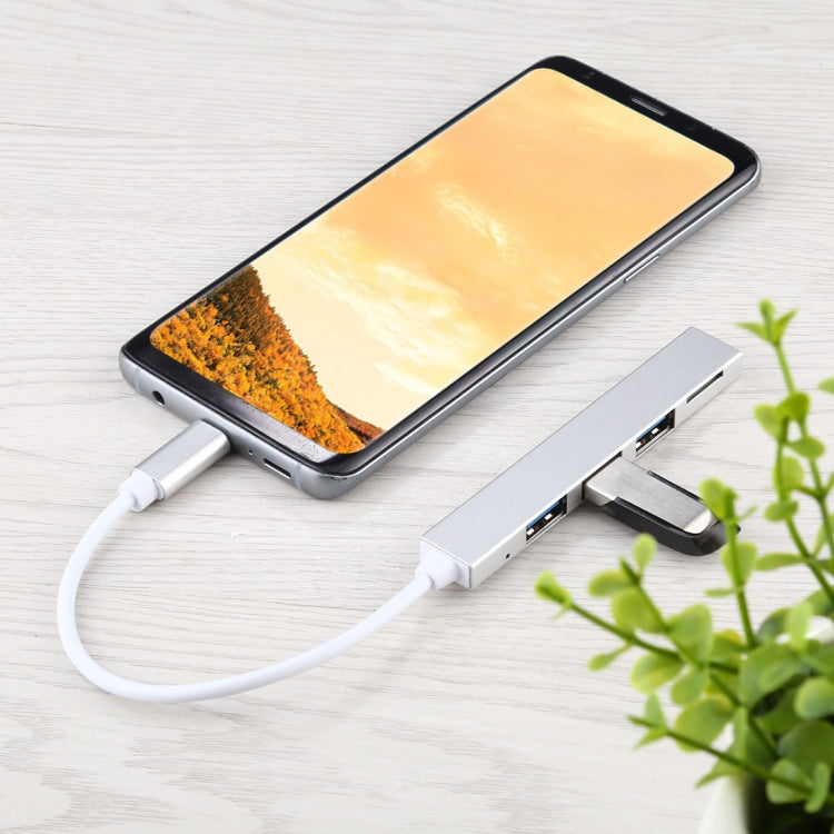 Adattatore HUB USB 3.0 a USB-C Tipo-C 4 porte 5 Gbps