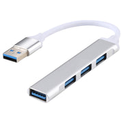 A-809 4 adattatori HUB da USB 3.0 a USB 3.0 in lega di alluminio, A-809