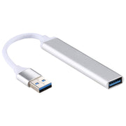 A-809 4 adattatori HUB da USB 3.0 a USB 3.0 in lega di alluminio, A-809