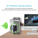 Scheda di rete esterna adattatore per unità WiFi USB 2.0 dual band AC600Mbps da 2,4 GHz e 5 GHz, AC600Mbps