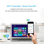 Scheda di rete esterna adattatore per unità WiFi USB 2.0 dual band AC600Mbps da 2,4 GHz e 5 GHz, AC600Mbps
