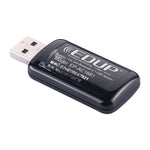 EDUP EP-AC1681 Scheda di rete esterna adattatore WiFi USB dual band AC1200Mbps 2,4 GHz e 5,8 GHz 2 in 1 con funzione Bluetooth 4.1, EP-AC1681