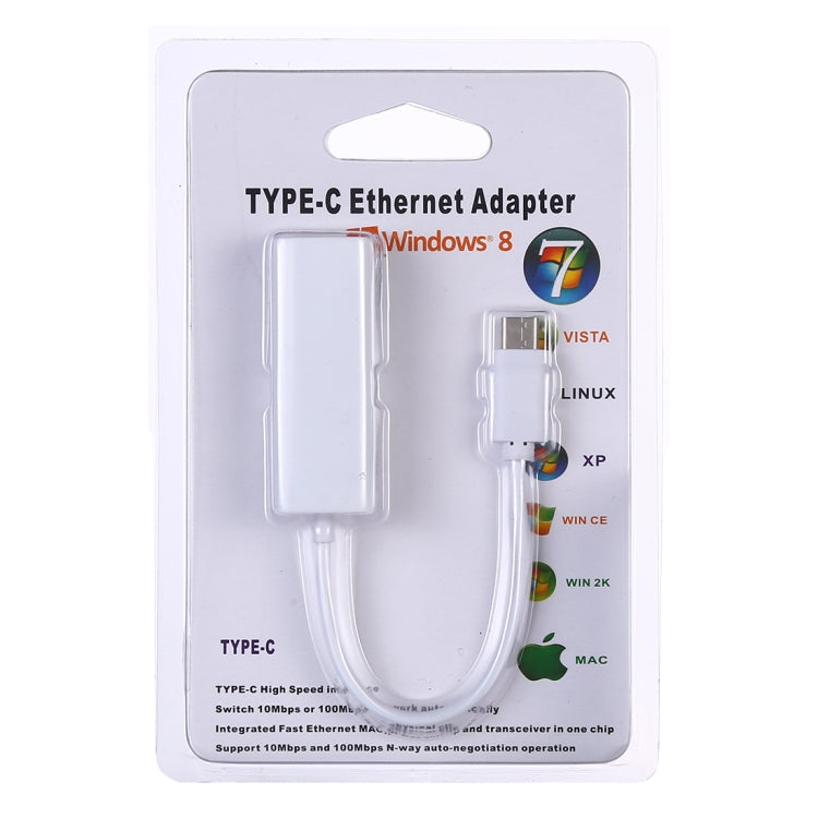 Adattatore Ethernet USB-C 10/100 Mbps RTL8152B