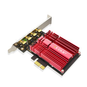 Scheda di rete esterna EDUP 9633-800 AC1900Mbps 2,4 GHz e 5 GHz Dual Band PCI-Express 4 antenne, AC1900Mbps