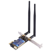 EDUP EP-9620 Adattatore WiFi 2 in 1 AC1200Mbps 2,4 GHz e 5,8 GHz Dual Band PCI-E 2 antenne Scheda di rete esterna + Bluetooth, EP-9620 1200Mbps (2 in 1)