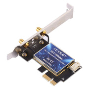 EDUP EP-9620 Adattatore WiFi 2 in 1 AC1200Mbps 2,4 GHz e 5,8 GHz Dual Band PCI-E 2 antenne Scheda di rete esterna + Bluetooth, EP-9620 1200Mbps (2 in 1)