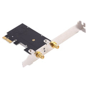 EDUP EP-9620 Adattatore WiFi 2 in 1 AC1200Mbps 2,4 GHz e 5,8 GHz Dual Band PCI-E 2 antenne Scheda di rete esterna + Bluetooth, EP-9620 1200Mbps (2 in 1)