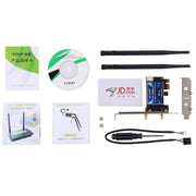 EDUP EP-9620 Adattatore WiFi 2 in 1 AC1200Mbps 2,4 GHz e 5,8 GHz Dual Band PCI-E 2 antenne Scheda di rete esterna + Bluetooth, EP-9620 1200Mbps (2 in 1)