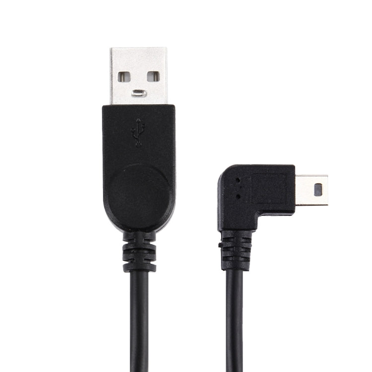 Cavo dati/ricarica mini USB a USB con angolo di 90 gradi a sinistra, lunghezza: 28 cm, Left Angle Mini USB