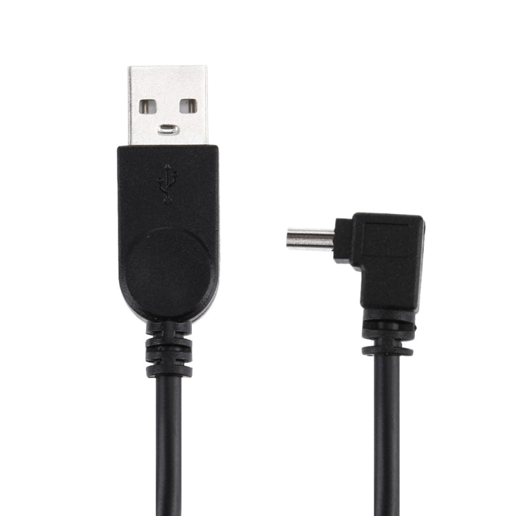Cavo dati/ricarica mini USB a USB con gomito ad angolo di 90 gradi, lunghezza: 28 cm, Elbow Angle Mini USB