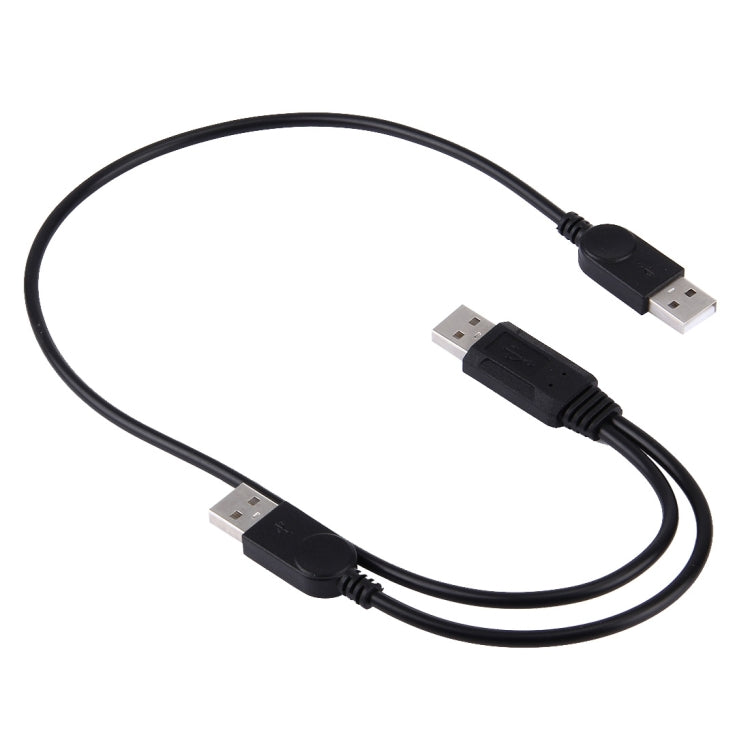 Cavo USB 2.0 maschio 2 in 1 a 2 cavi USB doppi maschi per computer/laptop, lunghezza: 50 cm, USB 2.0 AM to 2 USB 2.0 AM