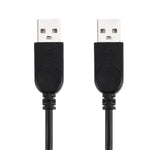 Cavo USB 2.0 maschio 2 in 1 a 2 cavi USB doppi maschi per computer/laptop, lunghezza: 50 cm, USB 2.0 AM to 2 USB 2.0 AM