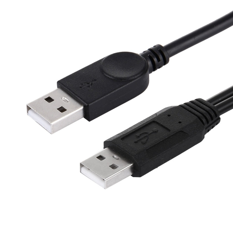 Cavo USB 2.0 maschio 2 in 1 a 2 cavi USB doppi maschi per computer/laptop, lunghezza: 50 cm, USB 2.0 AM to 2 USB 2.0 AM