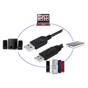 Cavo USB 2.0 maschio 2 in 1 a 2 cavi USB doppi maschi per computer/laptop, lunghezza: 50 cm, USB 2.0 AM to 2 USB 2.0 AM