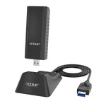 EDUP EP-AC1675 Scheda di rete esterna adattatore WiFi USB 3.0 dual band AC1900Mbps 2,4 GHz e 5,8 GHz, EP-AC1675