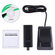 EDUP EP-AC1675 Scheda di rete esterna adattatore WiFi USB 3.0 dual band AC1900Mbps 2,4 GHz e 5,8 GHz, EP-AC1675