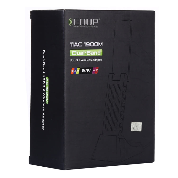 EDUP EP-AC1675 Scheda di rete esterna adattatore WiFi USB 3.0 dual band AC1900Mbps 2,4 GHz e 5,8 GHz, EP-AC1675