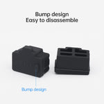 Tappi antipolvere in silicone per porta RJ45 20 pezzi
