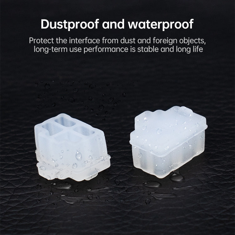 Tappi antipolvere in silicone per porta RJ45 20 pezzi