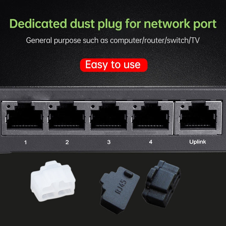 Tappi antipolvere in silicone per porta RJ45 20 pezzi