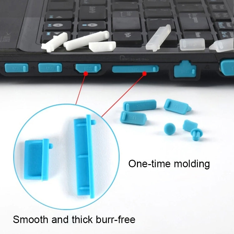 Tappi antipolvere universali in silicone 13 in 1 per laptop