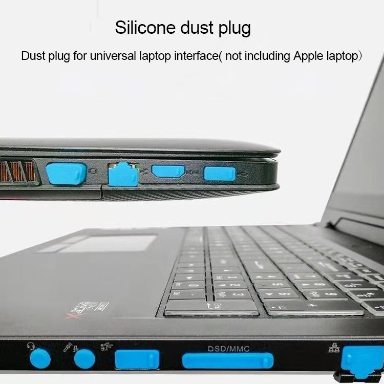 Tappi antipolvere universali in silicone 13 in 1 per laptop