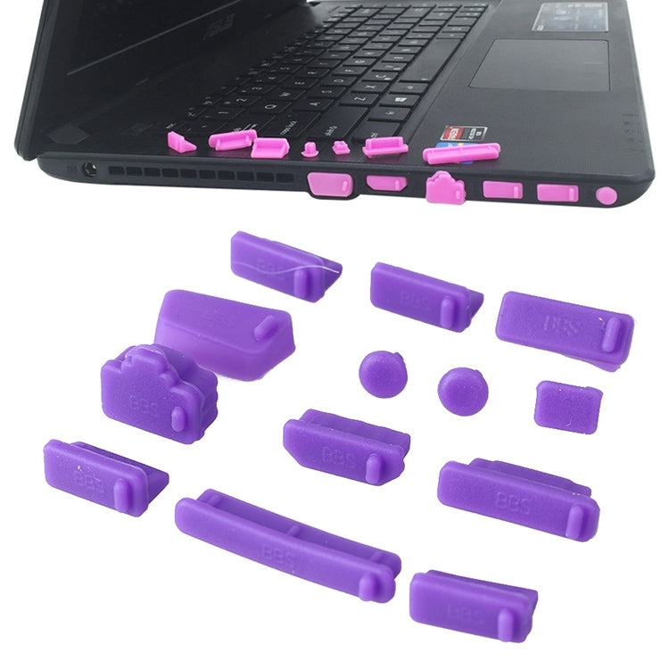Tappi antipolvere universali in silicone 13 in 1 per laptop