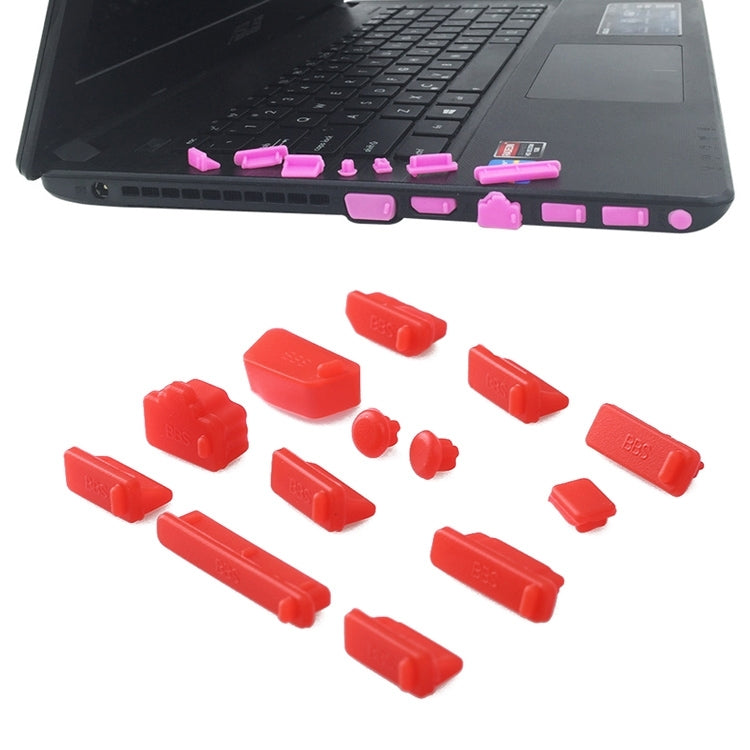 Tappi antipolvere universali in silicone 13 in 1 per laptop