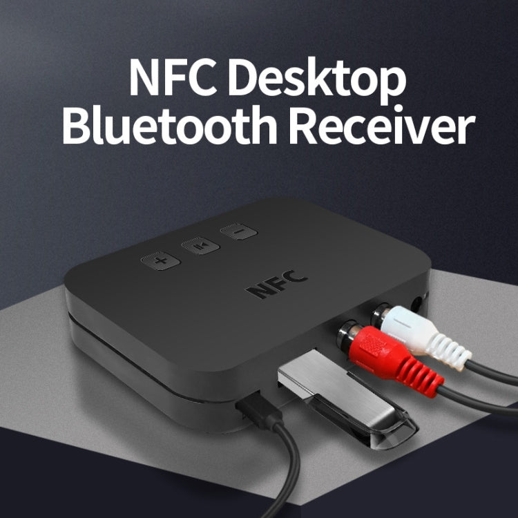 TI-800 NFC Desktop Adattatore Bluetooth 5.0 Ricevitore musicale per unità USB Legge l'altoparlante Bluetooth, TI-800