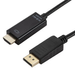 Cavo convertitore DP a HDMI 4K x 2K, lunghezza cavo: 1,8 m, 4K x 2K DP to HDMI Black, 4K x 2K DP to HDMI White