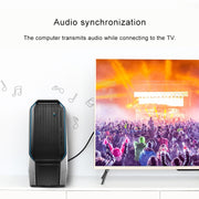 Cavo convertitore DP a HDMI 4K x 2K, lunghezza cavo: 1,8 m, 4K x 2K DP to HDMI Black, 4K x 2K DP to HDMI White