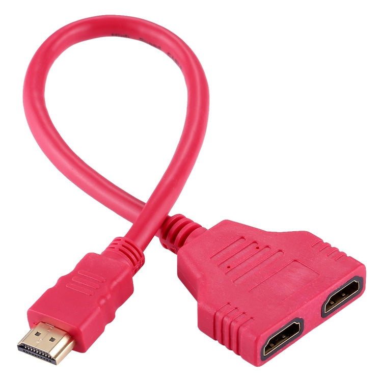 Adattatore per connettore cavo versione HDMI maschio a doppia HDMI femmina 1.4 da 30 cm