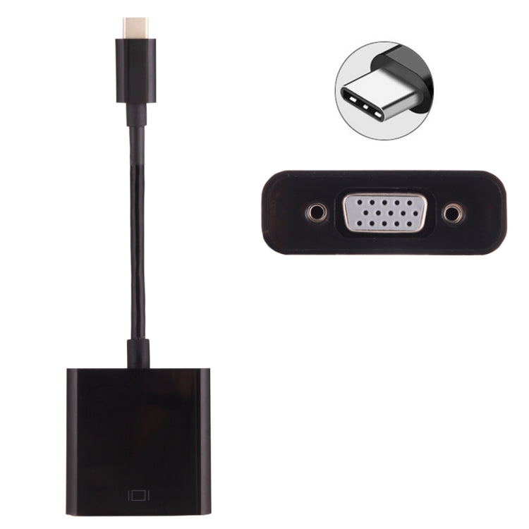 Cavo adattatore USB-C 3.1 maschio a VGA femmina 10 cm