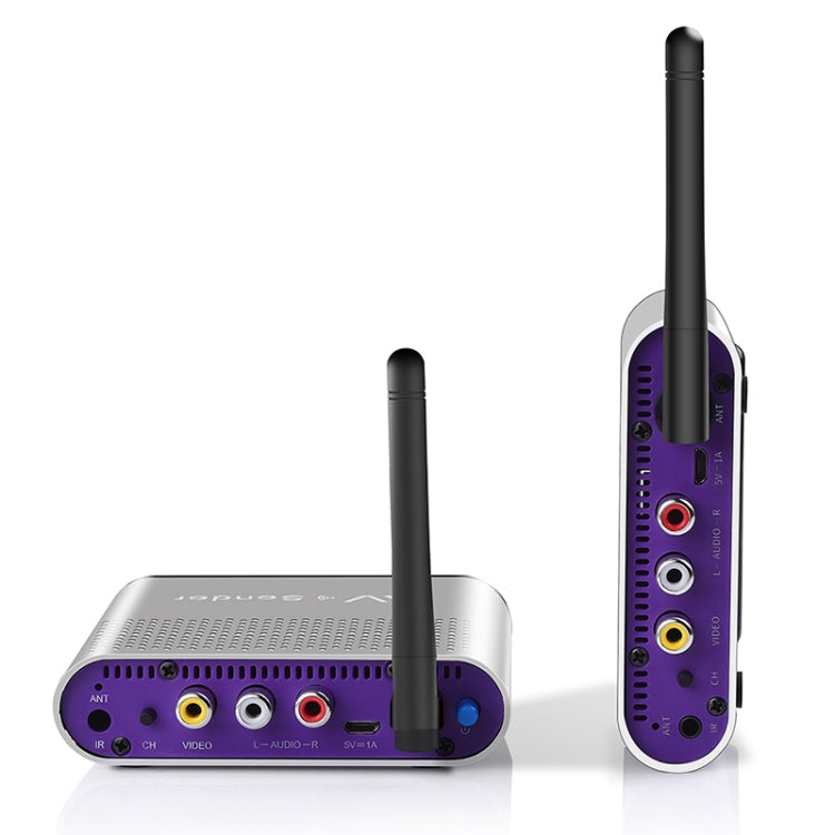 Measy AV220 Trasmettitore e ricevitore audio/video wireless da 2,4 GHz, distanza di trasmissione: 200 m, presa UK, AV220