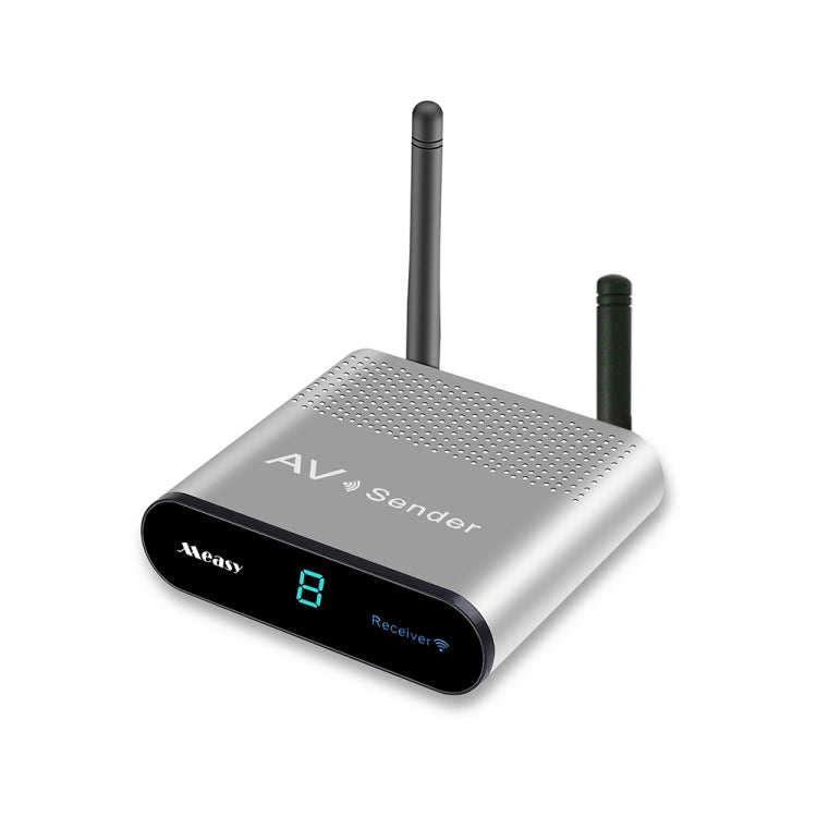 Measy AV240 Trasmettitore e ricevitore audio/video wireless da 2,4 GHz con funzione di ritorno a infrarossi, distanza di trasmissione: 400 m, AV240