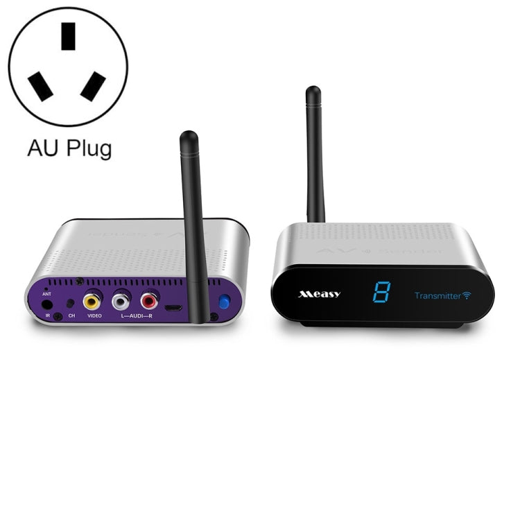 Measy AV530 Trasmettitore e ricevitore audio/video wireless da 5,8 GHz, distanza di trasmissione: 300 m, presa UK, AV530 US Plug, AV530 AU Plug, AV530 EU Plug, AV530 UK Plug