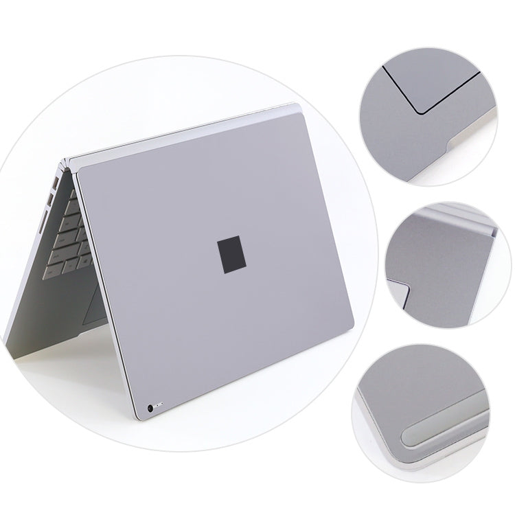 Set di adesivi con pellicola protettiva per guscio di notebook 4 in 1 per Microsoft Surface Book 2 da 15 pollici
