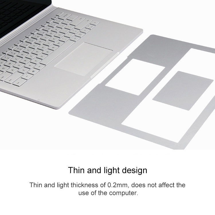Set di adesivi con pellicola protettiva per guscio di notebook 4 in 1 per Microsoft Surface Book da 13,5 pollici, For Surface Book 13.5 inch