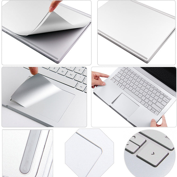 Set di adesivi con pellicola protettiva per guscio di notebook 4 in 1 per Microsoft Surface Book da 13,5 pollici, For Surface Book 13.5 inch