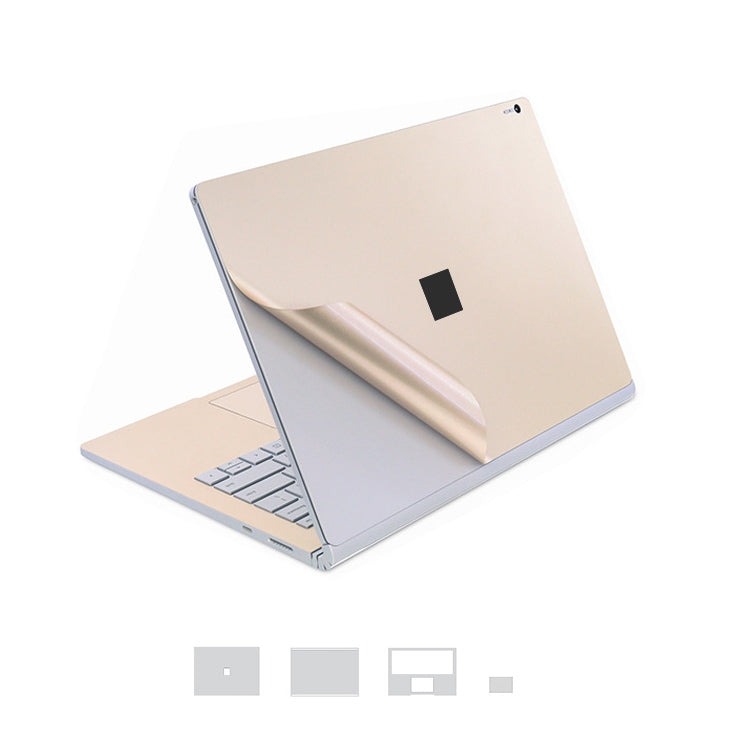 Set di adesivi con pellicola protettiva per guscio di notebook 4 in 1 per Microsoft Surface Book da 13,5 pollici, For Surface Book 13.5 inch