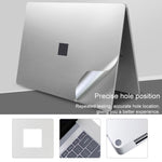Set di adesivi con pellicola protettiva per guscio di notebook 4 in 1 per laptop Microsoft Surface 3 da 15 pollici, For Surface Laptop 3 15 inch
