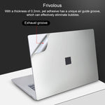 Set di adesivi con pellicola protettiva per guscio di notebook 4 in 1 per laptop Microsoft Surface 3 da 15 pollici, For Surface Laptop 3 15 inch