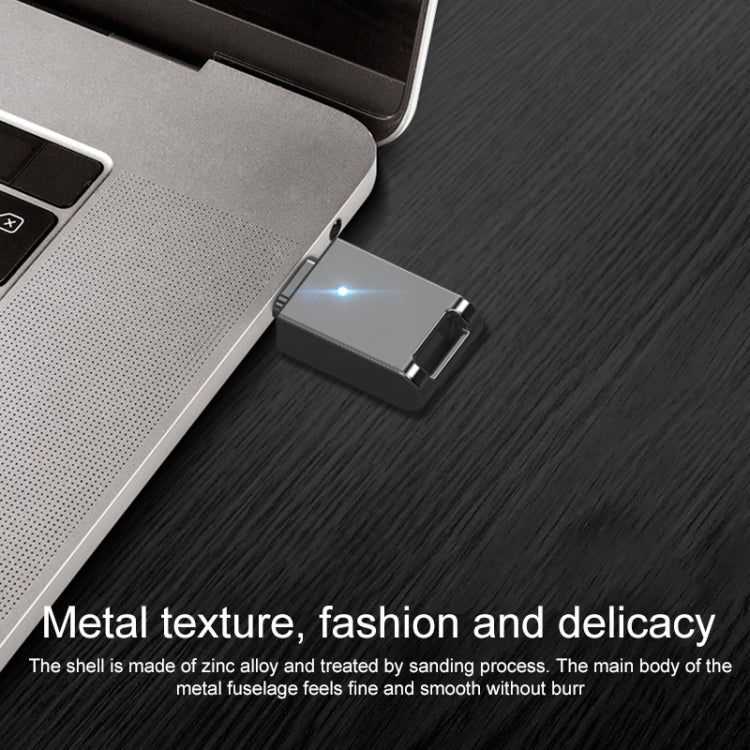 Chiavetta USB-C 64 GB in lega di zinco con portachiavi